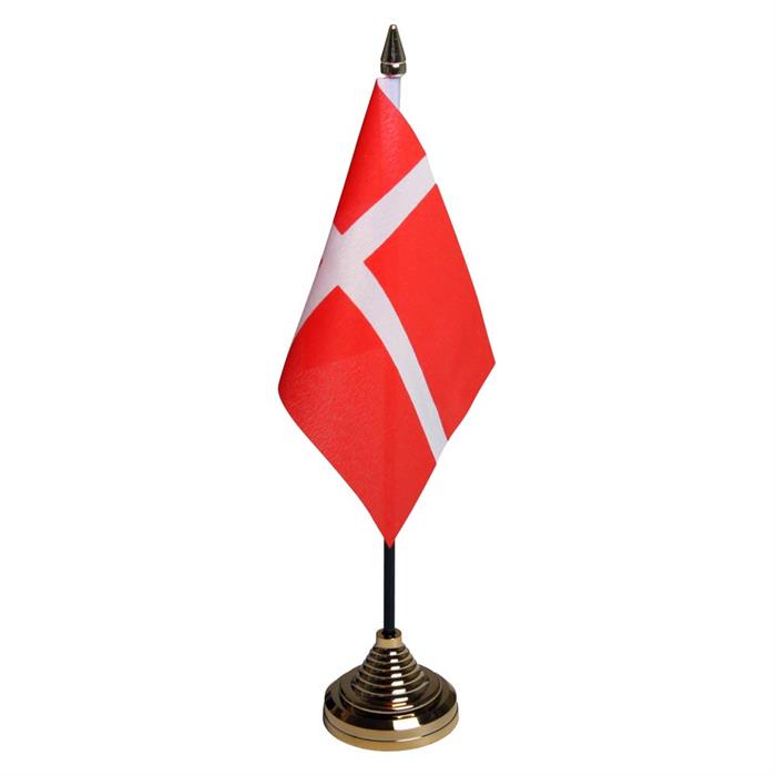 Dansk bordsflagga, 10 x 15 cm