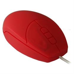 Vattentät och dammtät optisk mus, röd - EOL