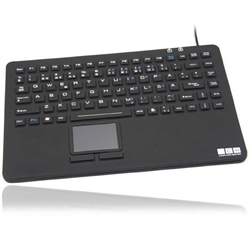 Vattentätt tangentbord med pekplatta, svart, SVENSKT språklayout - Ersatt av art. nr. 8307