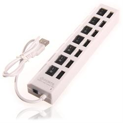 USB brytare, vit, 60 cm kabel - SLUTSÅLD - EOL