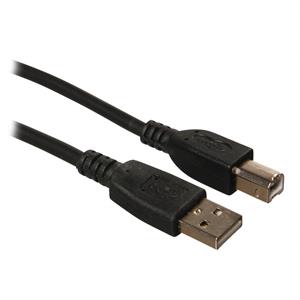 USB skrivarkabel, 1,0 meter, svart