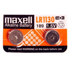 Maxell LR1130 / AG10 Alkaline knapp cell batteri, 2-pak