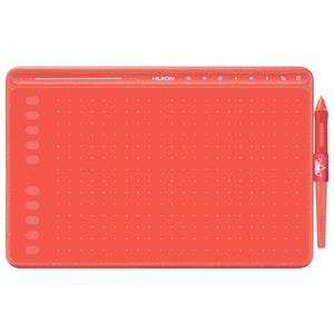USB Ritplatta med penna - Huion HS611 - Coral Red