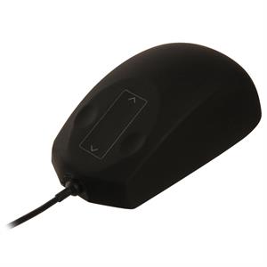 Vattentät och dammtät optisk mus med touch scroll, svart