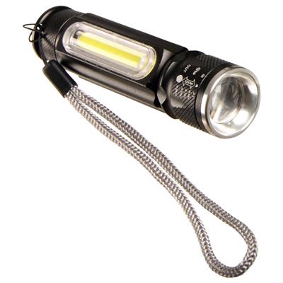 LED ficklampa som laddas i helt vanlig USB, 750 Lumen