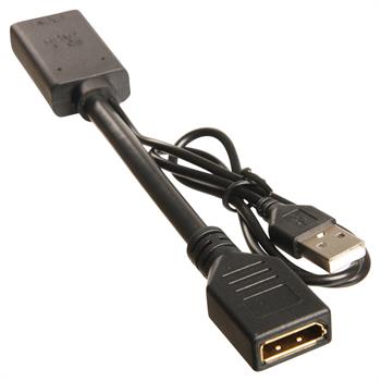 HDMI til Displayport adapter, med USB power