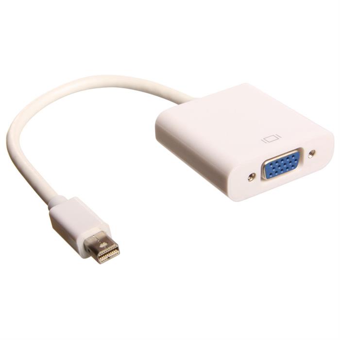 Mini Displayport till VGA adapter, vit