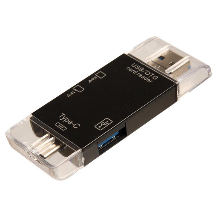 Minneskortläsare och USB adapter, Micro USB, USB C och USB 3.0 till SD och micro SD