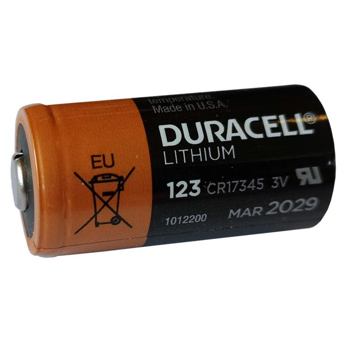 Duracell CR123A Lithium batteri - SLUTSÅLD - EOL