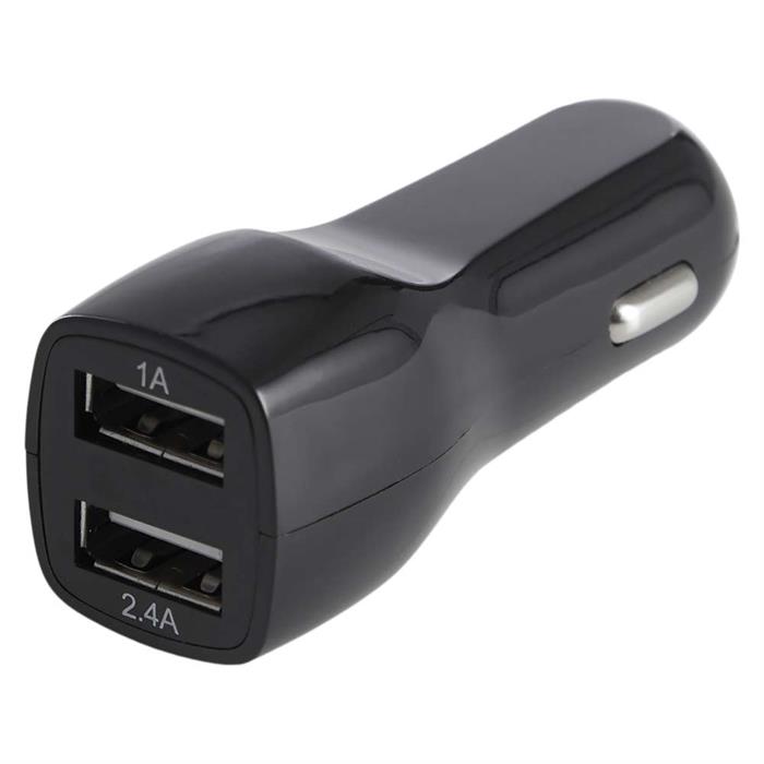 Dubbel USB laddare för bilen, 2,4 A