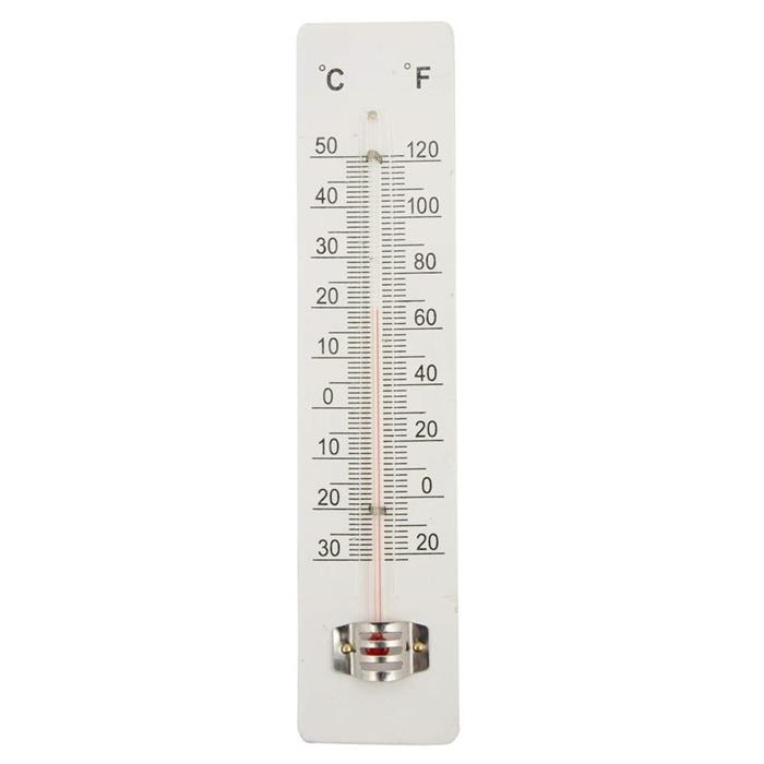 Termometer i trä, ute / inne, 20 cm