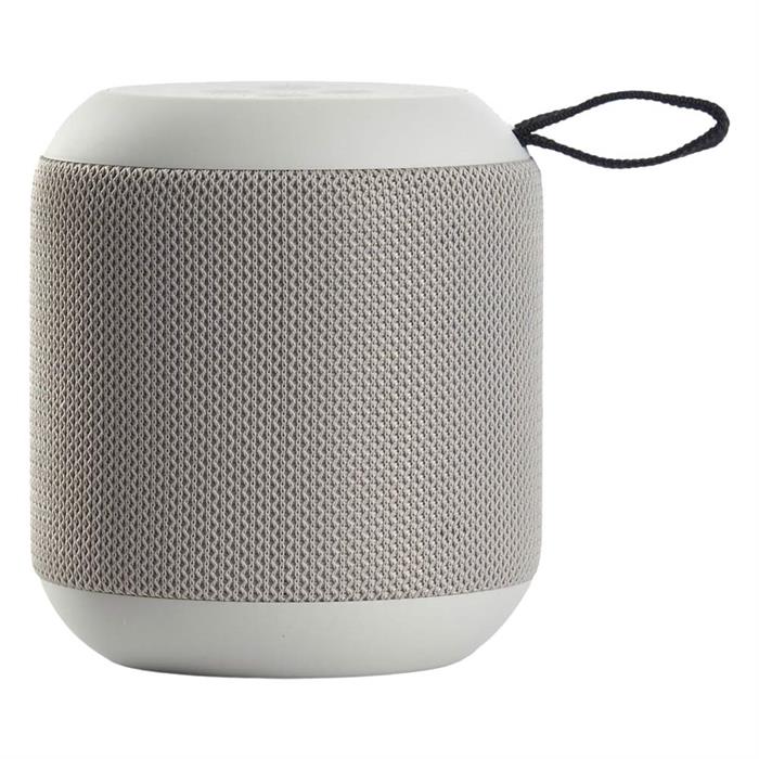 Bluetooth högtalare med mikrofon, vattenavvisande, laddbar, grå