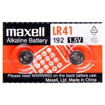 Maxell LR41/ 192 Alkaline knapp cell batteri, 2-pak